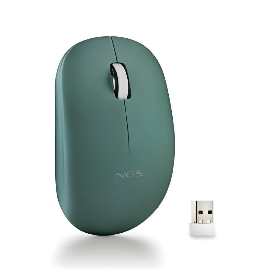 NGS Mouse Wireless Fog Pro 1000dpi 2tasti Green