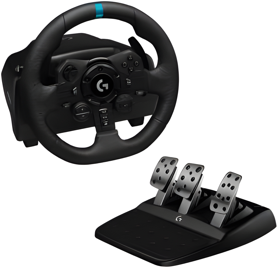 Logitech Volante + Pedaliera G923 Trueforce Doppia Frizione PS4/PC