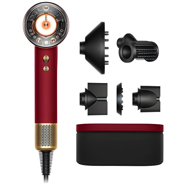 Dyson Asciugacapelli Supersonic Nural Hair Dryer 1600W Red Velvet/